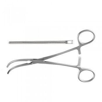 Potts Atrauma Multipurpose Vascular Clamp Straight Stainless Steel, 23.5 cm - 9 1/4"